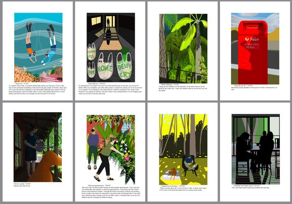 A grouping of Digital Images and Stories from Fleeting Memories