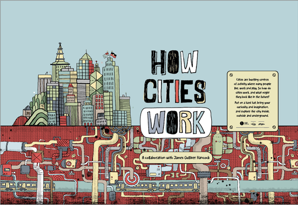 How Cities Work Exhibition Title Wall 