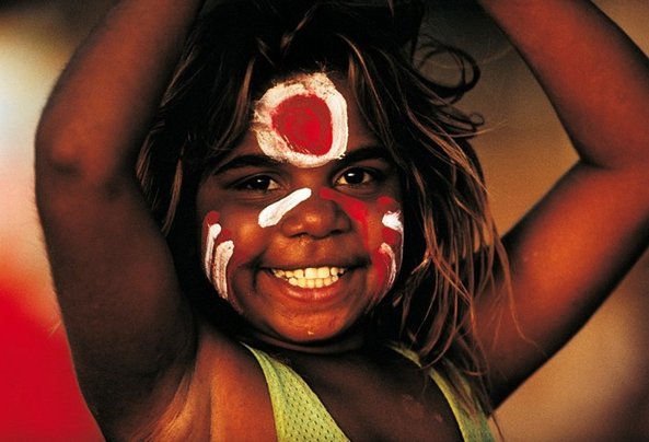 Lajamanu girl, Lajamanu, Northern Territory. 