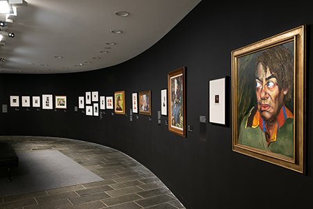 Installation view, The Tucker portraits, Monash Gallery of Art